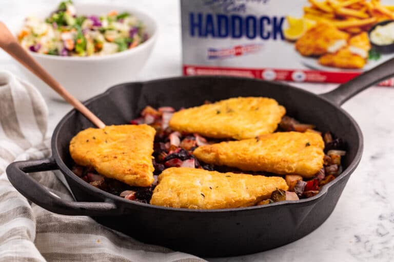 Fish with Beet and Potato Hash