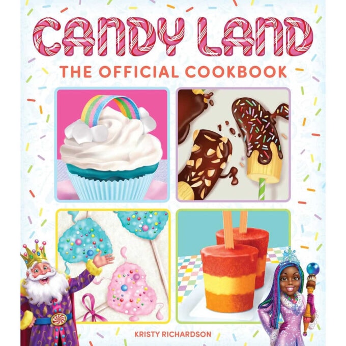 Candyland cookbook cover.