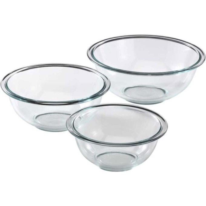 Mixing bowls.