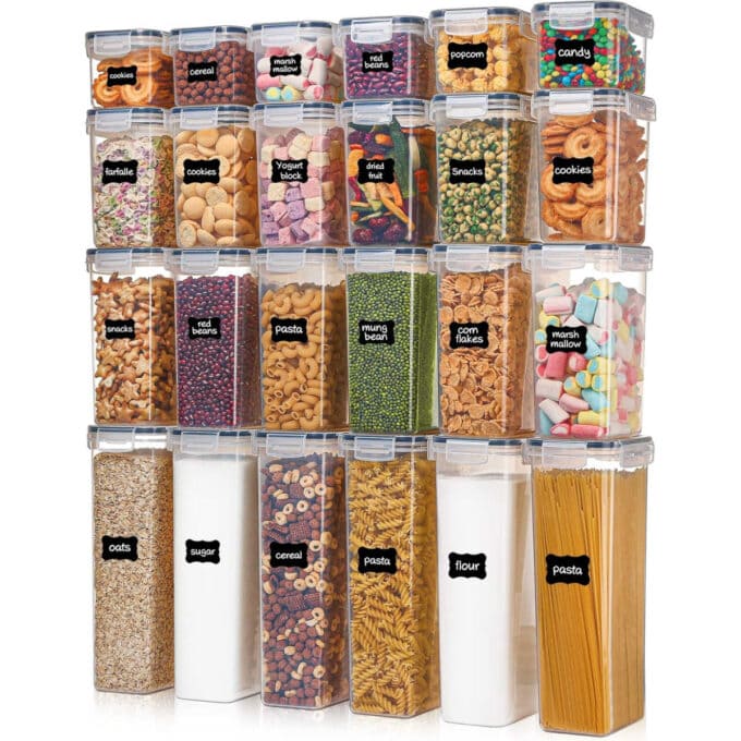 Food storage containers.