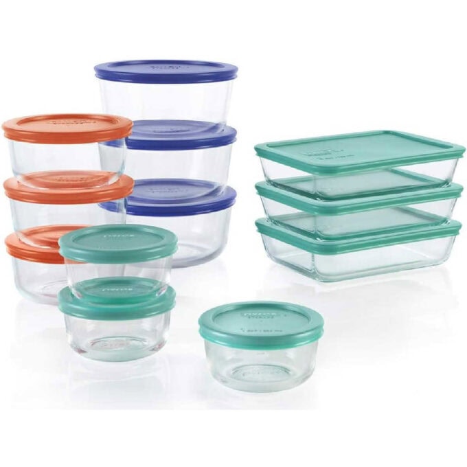 Food storage containers.