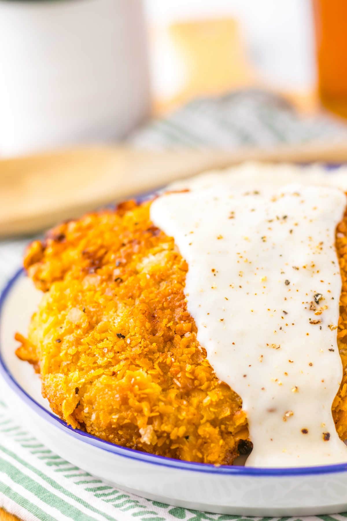 The recipe on a plate.