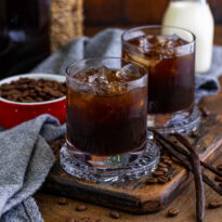 Glasses of the recipe.