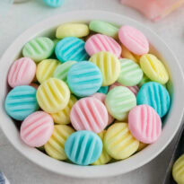 The recipe in a white bowl.