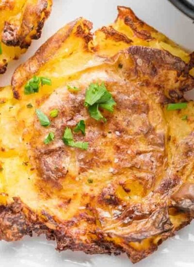 The recipe on a plate.