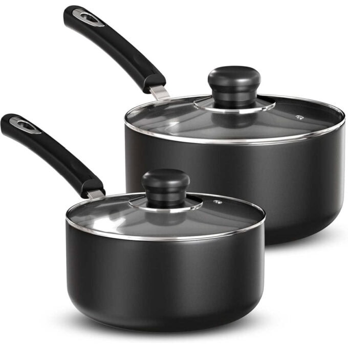 Small saucepans.