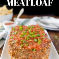Mexican meatloaf pin image.