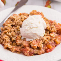 The recipe with ice cream.