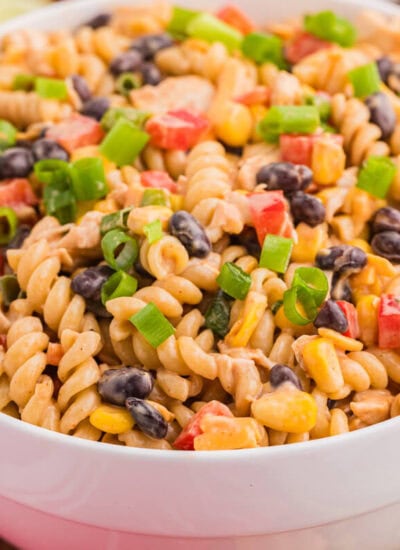 The recipe in a white bowl.
