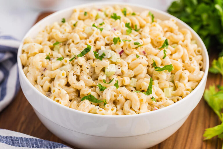 The recipe in a white bowl.