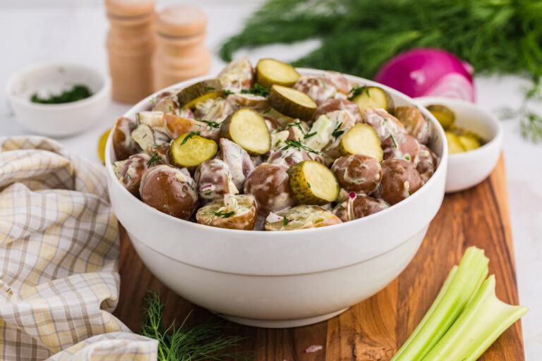 The recipe in a white bowl.