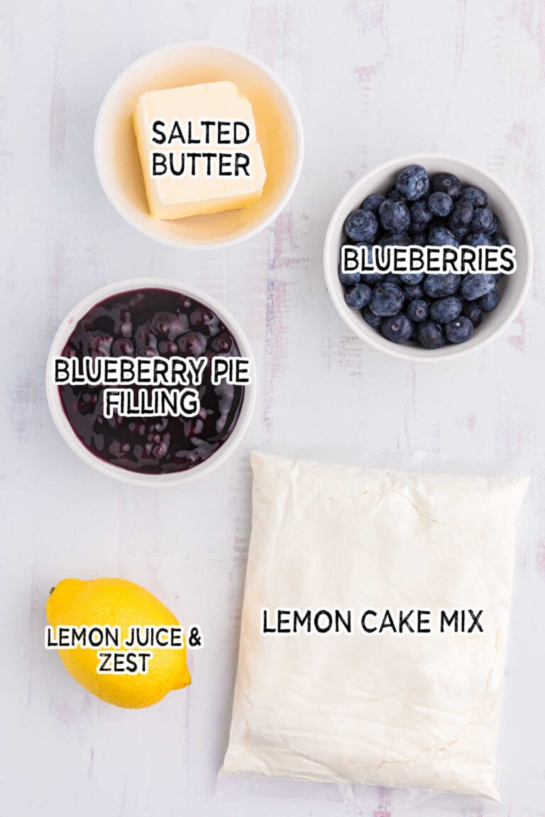 Easy Lemon Blueberry Dump Cake Recipe (5 Ingredients) - Simply Stacie