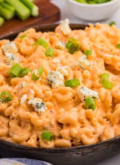 The recipe in a pan.