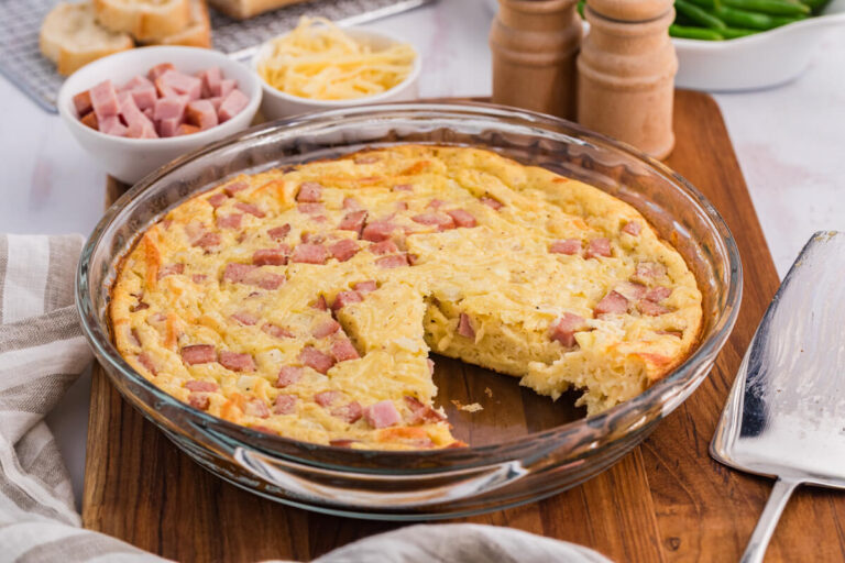 The pie with a slice cut out of it.