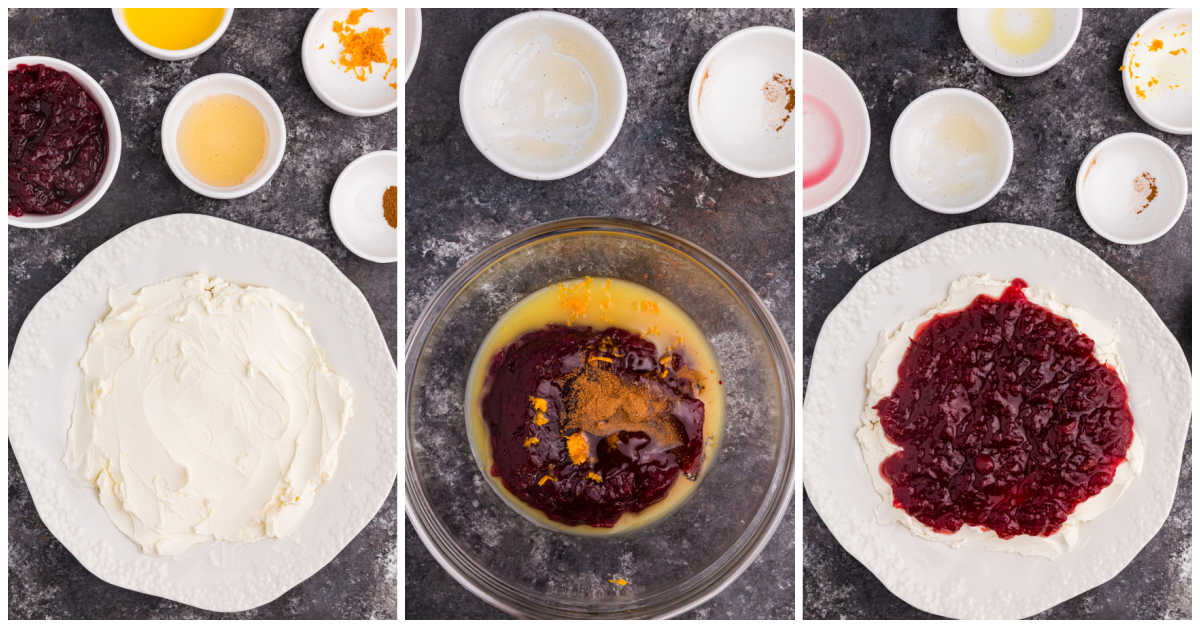 Collage of preparing the recipe.