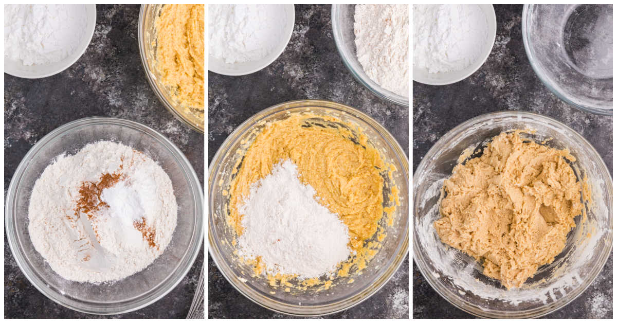 Collage of making the recipe in a bowl.