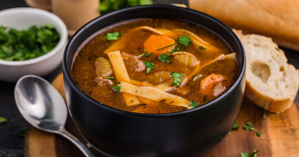 Classic Beef Noodle Soup Recipe - Simply Stacie